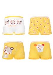 10 pieces/lot Design Children Girls Cotton Soft Lovely Panties Cartoon Baby Underwear for Girls Kids Boxer Panties Breathable