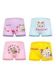 10 pieces/lot Design Children Girls Cotton Soft Lovely Panties Cartoon Baby Underwear for Girls Kids Boxer Panties Breathable