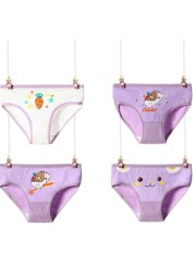 10 pieces/lot Design Children Girls Cotton Soft Lovely Panties Cartoon Baby Underwear for Girls Kids Boxer Panties Breathable