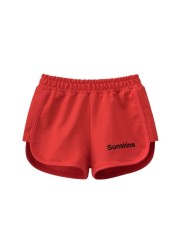 Children Short Pants Sport Fashion Kids Clothes Cotton Beachwear Girl Shorts Fashion Elastic Waist Summer Trunks for 2-10 Years