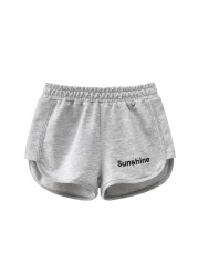 Children Short Pants Sport Fashion Kids Clothes Cotton Beachwear Girl Shorts Fashion Elastic Waist Summer Trunks for 2-10 Years