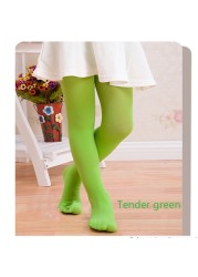 8pcs/lot Summer Style Baby Girl Tights Weddings Party Latin Dance Velvet Kids Pantyhose