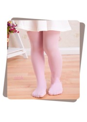 8pcs/lot Summer Style Baby Girl Tights Weddings Party Latin Dance Velvet Kids Pantyhose