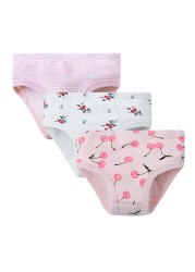 3pcs/lot Kids Girls Cotton Panties Briefs Children Cotton Underwear Panty Boxer Toddler Kids Lovely Cute Underpants