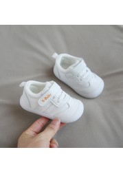 ULKNN Baby shoes 2021 autumn new 1-3 years old boys girls fruit pattern soft bottom non-slip toddler shoes