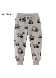 Sailroad 2-7 years 2022 New Spring Dinosaurs pants for boy kids boys pants pants casual sweatertrousers warm sports pants