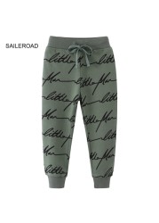 Sailroad 2-7 years 2022 New Spring Dinosaurs pants for boy kids boys pants pants casual sweatertrousers warm sports pants