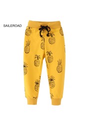 Sailroad 2-7 years 2022 New Spring Dinosaurs pants for boy kids boys pants pants casual sweatertrousers warm sports pants