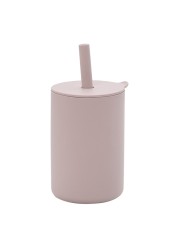 Custom hight super soft training non-toxic drinking straw organic detergent detachable sensory sippy silicone tumbler silicone cup