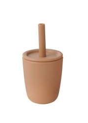 Custom hight super soft training non-toxic drinking straw organic detergent detachable sensory sippy silicone tumbler silicone cup