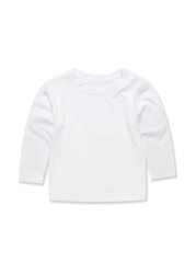 Boys Girls Full Sleeve T-Shirt Plain Cotton T-Shirt For Kids Casual Wear Kids Solid Tees Girls Tops For 2-14 Years