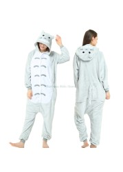 Pikachu Onesie Pajamas Cosplay Animal Clothes Kigurumi Dinosaur Pajamas Sets Unisex Winter Sleepwear Adult Boys Girls Hoodies Pajamas Women