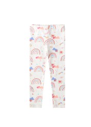 2022 Cotton Unicorn Print Children Leggings Children Leggings Breathable Elastic Trousers Spring Girls 2-8 Years Trousers