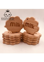 Infant Chawable Baby Toy Wood Teether Cherry Shape Natural Wooden Baby Teether Toys Wood Teething Accessories Baby Birthday Gifts