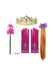 Elsa Mermaid Anna Wigs Princess Cosplay Accessory Unicorn Snow White Descendant of Moana Heandband Hair Accessories