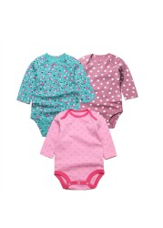 3pcs/lot Newborn Baby Underwear Set 100% Cotton Baby Boys Girls Pajamas Infant Clothes Long Sleeve Underwear Baby Clothes