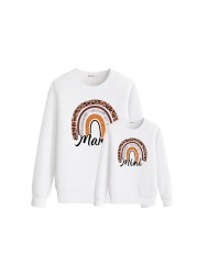 Mom Shirts Girls Boys Summer Family Shirts Cartoon Print Kids Adult Mommy and Me Clothes JYF Clothes