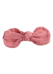 Baby Bowknot Headband Cute Rabbit Ears Bows Knot Turban Elastic Hair Band Head Wrap For Toddlers Headwear