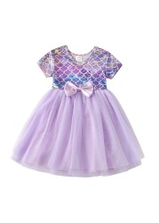 DXTON-Girls Summer Dresses Princess Kids Clothes Flying Sleeve Unicorn Dress 2021