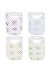 Fashion Newborn Cotton Bib Towel Digital Printing Baby Bibs Double Thick Absorbent Square Towel For Infant Babador