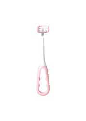 Baby Training Toothbrush Oral Care Baby Toothbrush Safety Triple Ribbon Brush Kindergarten Oral Health Care Products