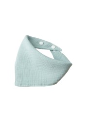 Baby Bibs Gauze Cotton Newborn Scarf Snap Button Soft Triangle Saliva Towel