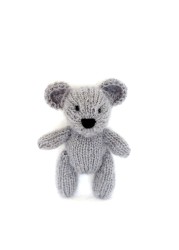 Newborn Teddy Bear Knit Mohair Animal Stuffer Photography Props Crochet Baby Photo Shoot