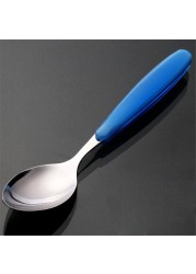 Baby gadgets cutlery set children utensils stainless steel baby dinnerware cutlery cartoon infant food feeding spoon fork