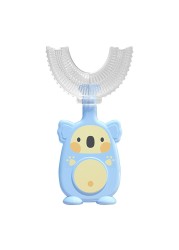 2-12Y Baby Toothbrush Children Dental Oral Care Cleaning Brush Soft Food Grade Silicone Teeth Baby Newborn Items