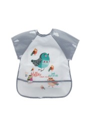 Baby Bibs Feeding Waterproof Bandana Cute Short Sleeve Bibs for Baby Girl Bib Saliva Boy Burp Cloths Feeding Accessories