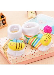 Baby Socks Newborn Cartoon Animal Floor Socks Anti Slip Kids Cotton Shoes Boots Autumn Winter Socks for Children Boy Girls Socks