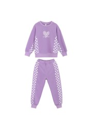 WKPK New Spring Autumn Girl Casual Clothes Sets 4-18 Years Students Outdoor Tracksuit Fashion Comfortable Family Kids Clothes