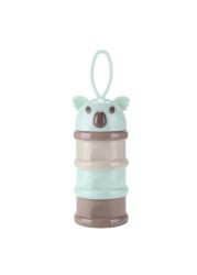 Bear Pattern Portable Baby Food Storag Slot Box Multigrain Cartoon Infant Milk Powder Tray Food Snack Container