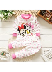 2021 New Winter Baby Clothes Suit Cotton Newborn Baby Boy Girl Clothes 2pcs Toddler Pajamas Unisex Children Clothing Suit 0-2Y