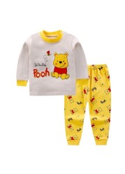 2021 New Winter Baby Clothes Suit Cotton Newborn Baby Boy Girl Clothes 2pcs Toddler Pajamas Unisex Children Clothing Suit 0-2Y