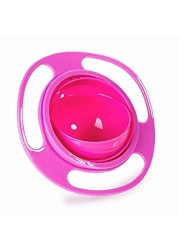 Hot Sale Universal Swivel Bowls Ergonomic Design 360 Degree Seamless Spill Proof Bowl Rotatable Gyro for Kids