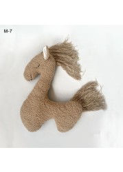 Newborn Photography Pillow Pegasus Horse Photo Props Doll Pillow Infant Photo Shoot Studio Accessories Posing Bean