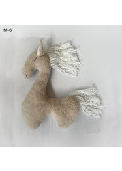 Newborn Photography Pillow Pegasus Horse Photo Props Doll Pillow Infant Photo Shoot Studio Accessories Posing Bean