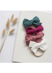 Cotton Baby Girl Headbands Bows Hair Bands For Kids Hair Accessories Infant Items Little Girl Toddler Headband Newborn Baby