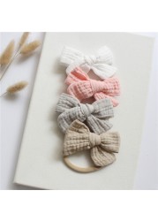 Cotton Baby Girl Headbands Bows Hair Bands For Kids Hair Accessories Infant Items Little Girl Toddler Headband Newborn Baby