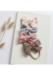 Cotton Baby Girl Headbands Bows Hair Bands For Kids Hair Accessories Infant Items Little Girl Toddler Headband Newborn Baby