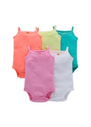 Baby Short Sleeve O-Neck Bodysuit Boy Girl Body Clothes Infant Clothes Unisex New Born Bodysuits 2021 Spring Summer Costume