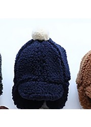 MILANCEL 2021 Winter Baby Hat Toddler Warm Caps Infant Girls Caps Teddy Fur Hats