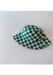 MILANCEL 2022 Spring New Kids Cap Casual Boys Hat Korean Smile Girls Hat Fashion Chess Children Hat