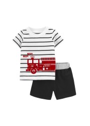 High Quality 100 Cotton Summer Baby Clothes Baby Boys Clothes Infant Newborn Baby Boys Clothes Sets Baby Clothes Suits