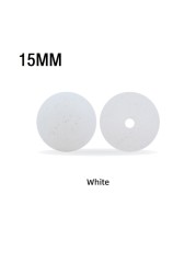 100pcs 12/15mm Baby Silicone Beads Round Pearl Ball Food Grade Silicone Pacifier Chain Teether Toys Accessories