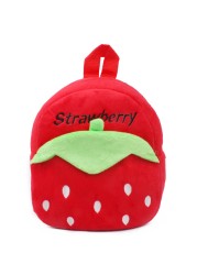 Baby Plush Backpack Cute Kindergarten Backpacks For Kids Boy Girl 3D Cartoon Animal Baby Bags 0-4 Years Children Book Bag