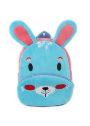 Baby Plush Backpack Cute Kindergarten Backpacks For Kids Boy Girl 3D Cartoon Animal Baby Bags 0-4 Years Children Book Bag