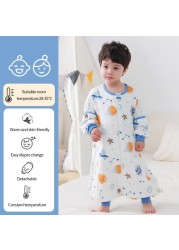 Summer Spring Baby Sleeping Bag Cartoon Split Leg Sleepsacks Toddler Boy Girl Sleeping Bag Children's Pajamas Saco De Dormir