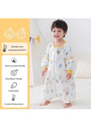 Summer Spring Baby Sleeping Bag Cartoon Split Leg Sleepsacks Toddler Boy Girl Sleeping Bag Children's Pajamas Saco De Dormir